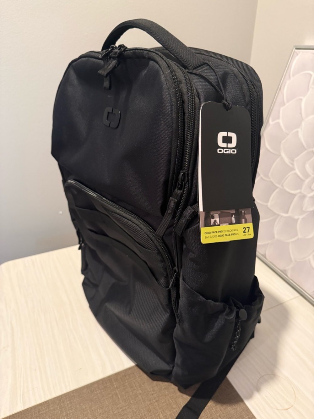 OGIO Black 27L Men's Backpack with Multiple Compartments